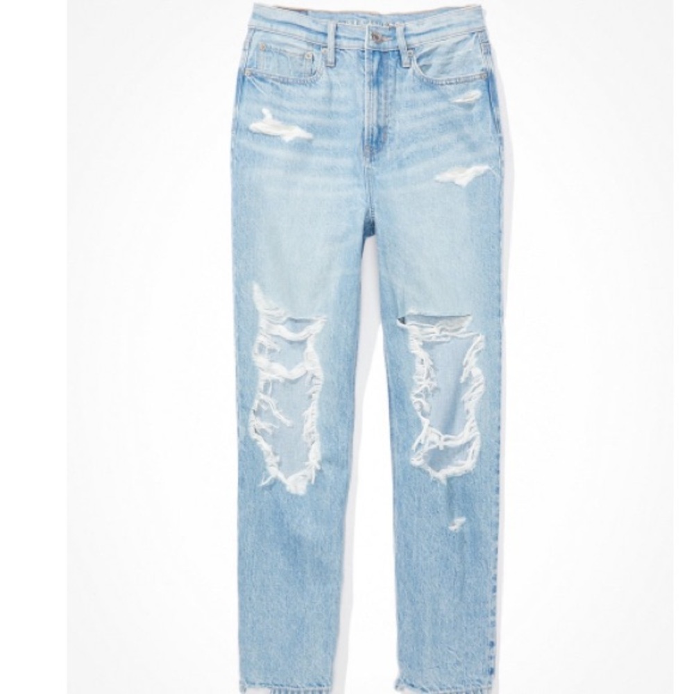 AE ripped Highest waist 90s Boyfriend jean